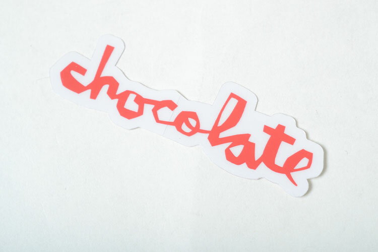 CHOCOLATE STICKER チョコレート ステッカー レッド 小サイズ 2