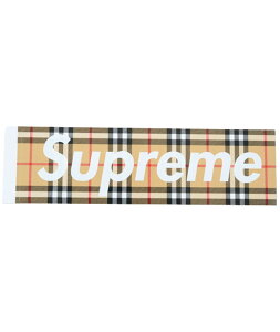Supreme Burberry Box Logo Sticker ץ꡼ СХ꡼ ܥå  ƥå ١