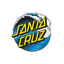 SANTACRUZ WAVE STICKER サンタクルズ ウェーブ ステッカー ブルーイエロー