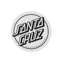 SANTACRUZ STICKER サンタクルズ ステッカー ホワイトクリアブラック
