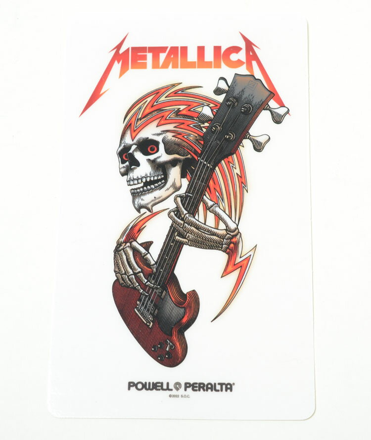 POWELL PERALTA METALLICA STICKER パウエル ペラルタ メタリカ スケートボード スケボー ステッカー