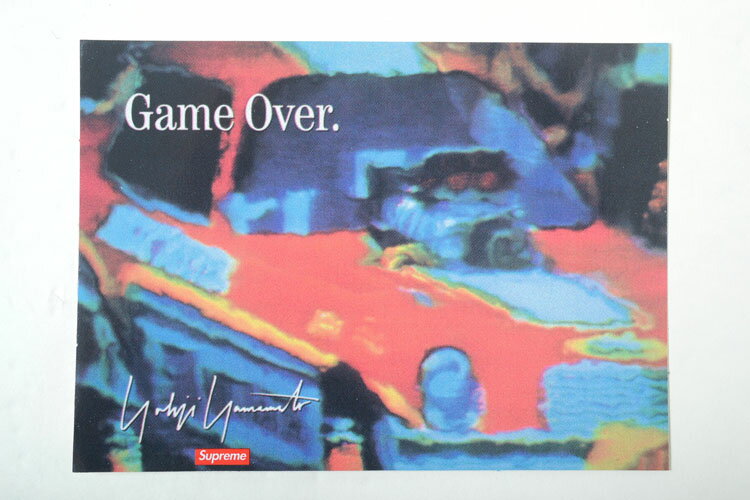 Supreme Yohji Yamamoto Game Over Sticker シュプリーム ヨウジ ヤマモト ゲームオーバー ステッカー