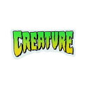 CREATURE STICKER クリーチャー スケート ステッカー グリーン イエロー