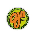 OJ WHEELS STICKER オージェー ウィール ステッカー オレンジグリーン