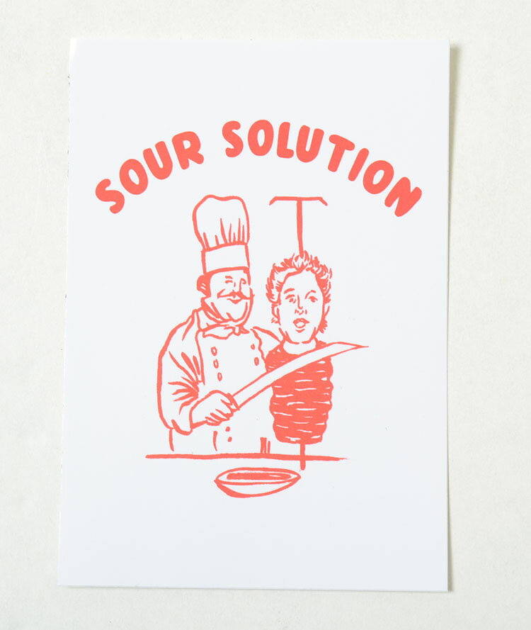 SOURSOLUTION STICKER サワーソリューション スケートボード ステッカー