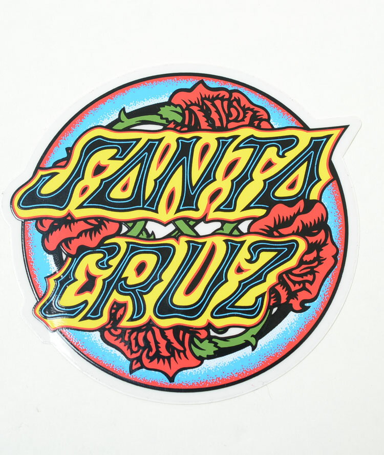 SANTACRUZ STICKER サンタクルズ ステッカー バラ