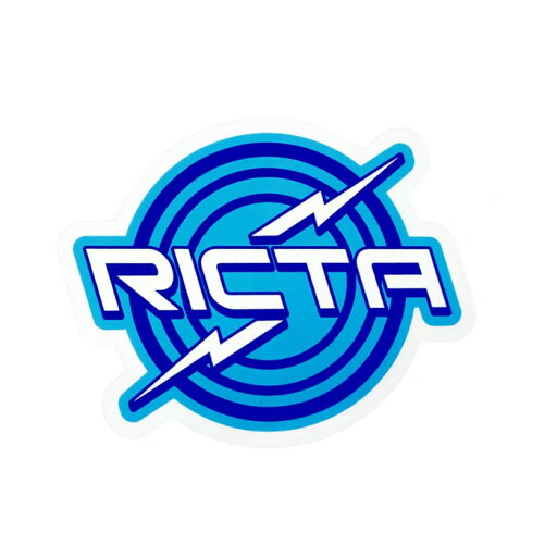 RICTA STICKER リクタ ステッカー ブルーホワイト RICTA STICKER リクタ ステッカー ブルーホワイト