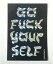 Supreme Go Fuck Yourself Sticker ץ꡼  եå 楢 ƥå