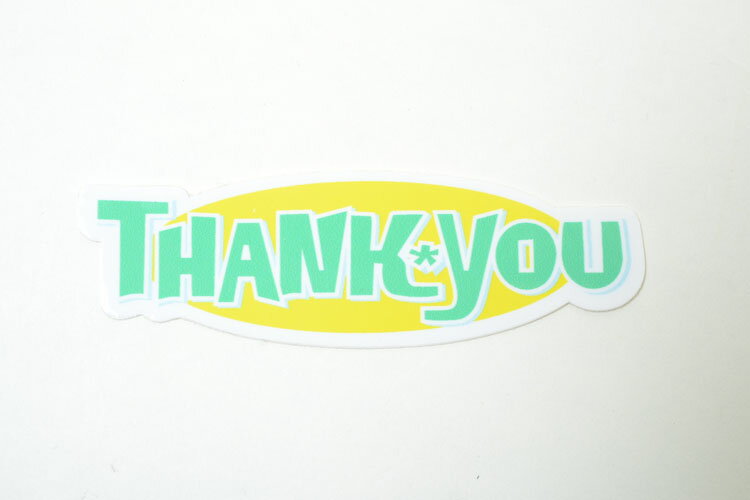 THANK YOU STICKER サンキュー ステッカ