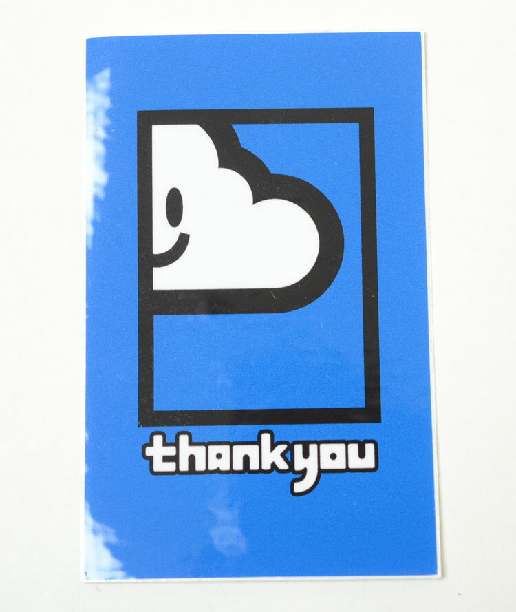 THANK YOU STICKER サンキュー ステッカー CLOUD 雲 くも