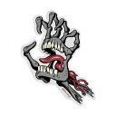 SANTACRUZ BONE HAND STICKER サンタクルズ ボーン ハンド ステッカー グレー