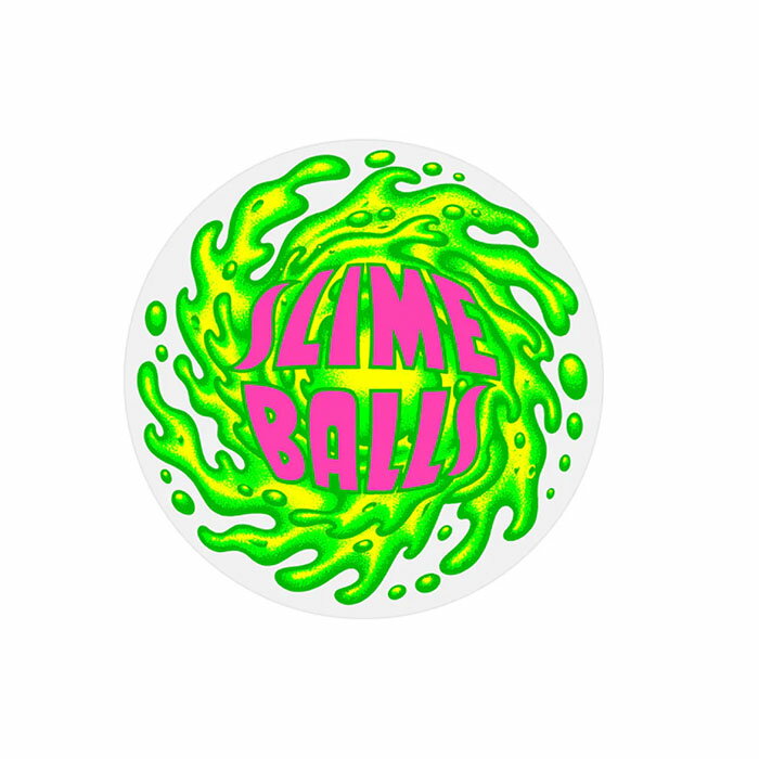 SLIME BALLS SPLAT LOGO STICKER スライム ボールズ スプラット ロゴ ステッカー グリーンピンク