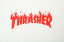 THRASHER STICKER スラッシャー ステッカー ファイヤーロゴ レッド 赤