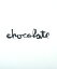 CHOCOLATE STICKER チョコレート ステッカー ブラック