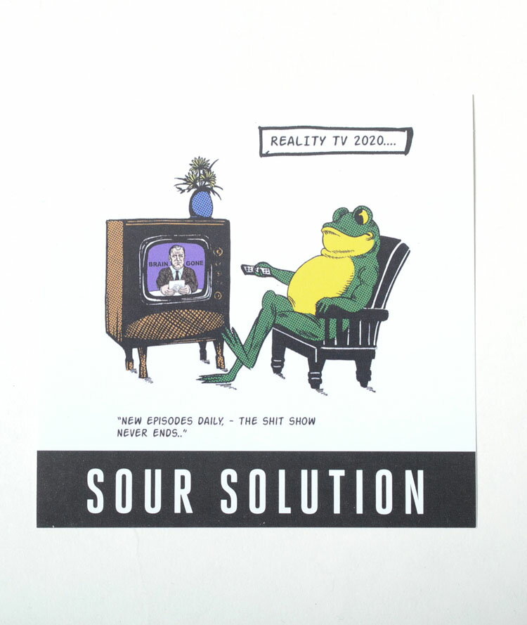 SOUR SOLUTION STICKER  塼 ȥܡ ƥå