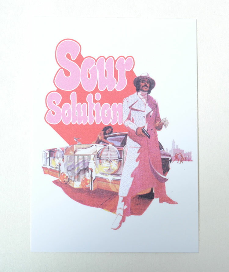 SOUR SOLUTION STICKER サワー ソリューシ