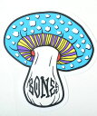 BONES STICKER ボーンズ スケート ステッカー Mushroom Portal ブルー