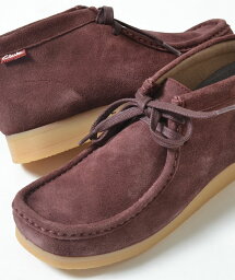 CLARKS STINSON HI　クラークス　スティンソン　ハイ　ワラビー パープル　メンズ　シューズ