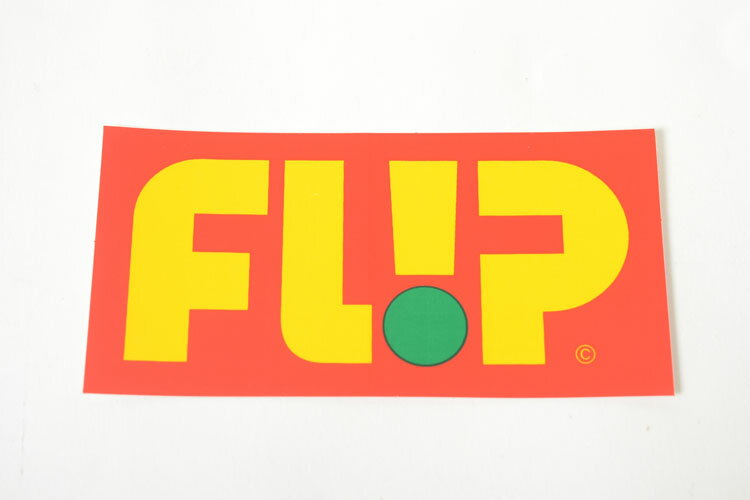 FLIP sticker フリップ ステッカー レッド 小