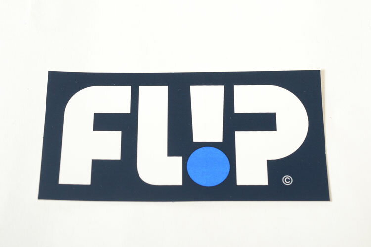 FLIP sticker フリップ ステッカー ネイビー 小