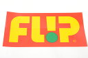 FLIP sticker フリップ ステッカー レッド 大