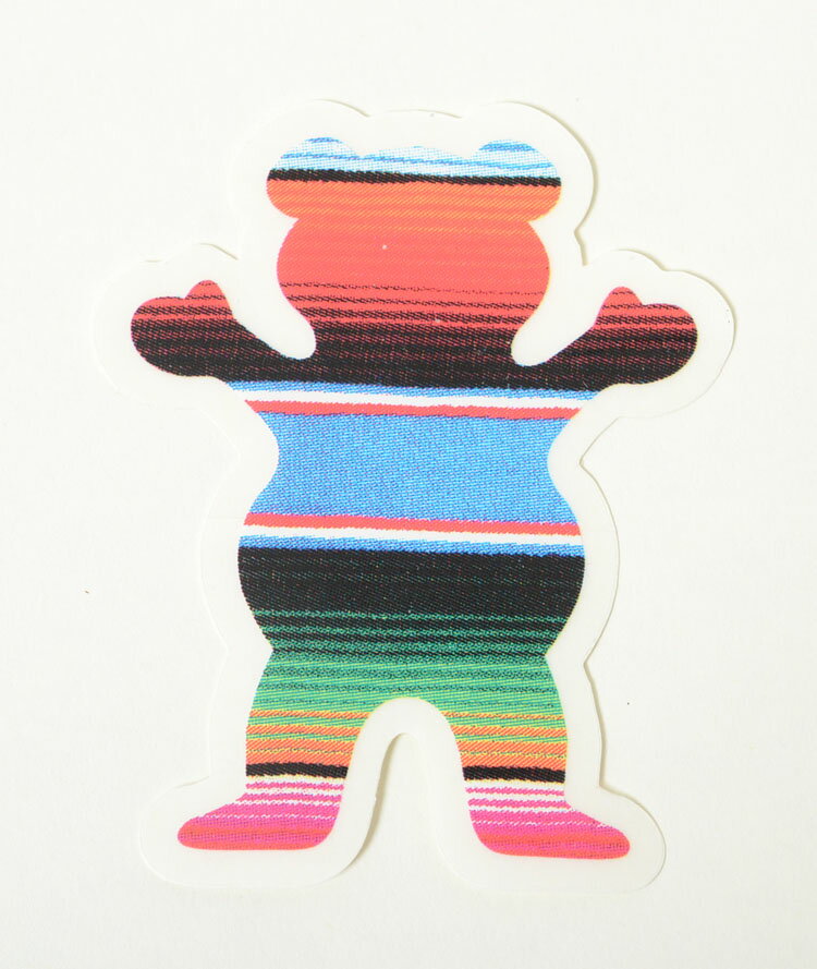 Grizzly Griptape sticker グリズリー グリップテープ ステッカー レインボー