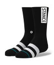 STANCE KIDS ogk-blk スタンス キッズ Socks ソックス 靴下 ストリート スケーター スケート ブラック STANCEロゴ ボーイズ 子供 男の子 女の子