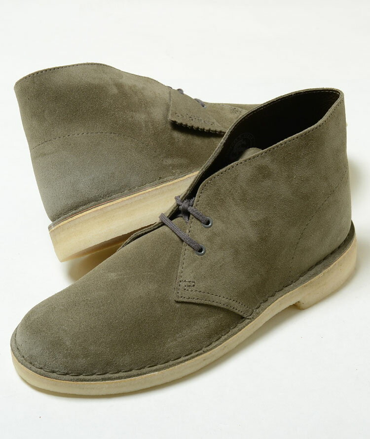 CLARKS ORIGINALS DESERT BOOT クラークス　オリジナルス デザートーブーツ カーキ スエード メンズ ブーツ シュー 38234