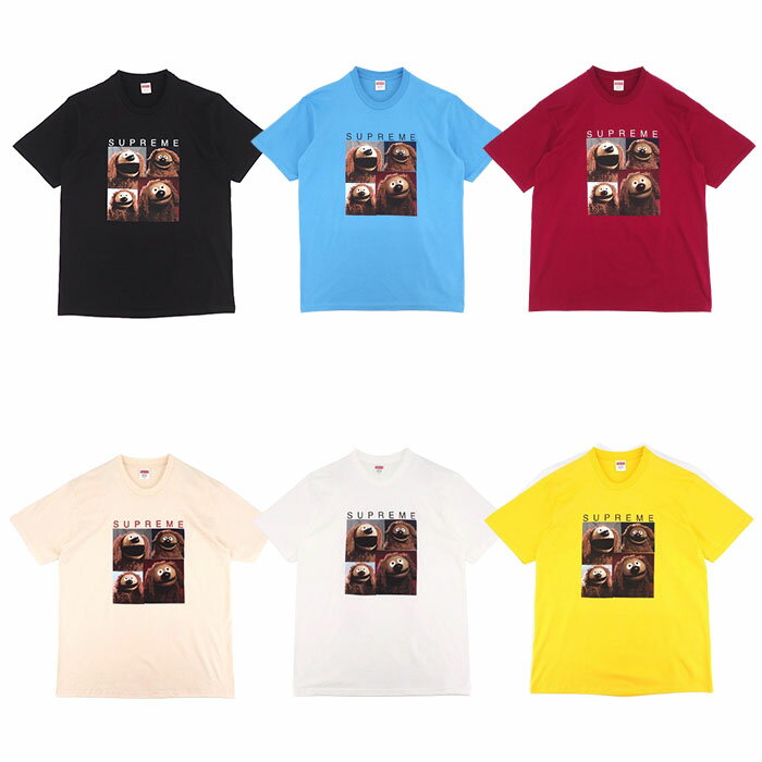【並行輸入品】Supreme Rowlf Tee シュプリーム メンズ ティシャツ 半袖 ブラック ホワイト ブライトブルー S M L XL 全6色のサムネイル