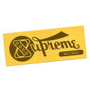 Supreme Records Sticker シュプリーム レコード ステッカー イエロー
