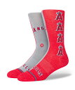 STANCE ANGELS SPLIT CREW Socks ユニセックス ソックス レッド angelssplit