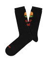 JIMMY LION Socks ソックス 靴下 ATHLETIC BURGER ハンバーガー ブラック 黒 ユニセックス メンズ レディース