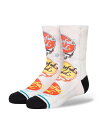 STANCE KIDS DEAD HEAD SOCKS スタンス キッズ デッド ヘッド ソックス 靴下 ヴィンテージ ホワイト ストリート スケーター スケート 男の子 女の子 ボーイズ ガールズ deadheadkids