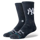 STANCE FADE NY Socks スタンス フェード ニューヨーク クルー ユニセックス メンズ レディース ソックス ネイビー ニューヨーク・ヤン..