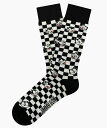 JIMMY LION Socks ソックス 靴下 Felix Check フィリックス チェック Felix the Cat フィリックス・ザ・キャット ブラック ホワイト 黒 白 ユニセックス メンズ レディース felixcheck