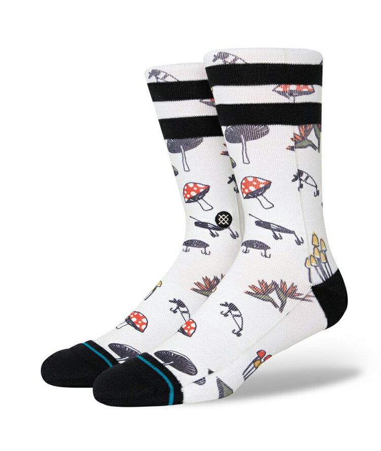 STANCE Socks NICE CATCH スタンス ソックス ナイスキャッチ ユニセックス メンズ レディース オフホワイト 靴下 ストリート スケーター スケート バスケット nicecatch