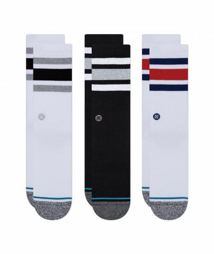 STANCE THE BOYD 3 PACK Socks スタンス 3パック THE BOYD 3足セット ソックス ユニセックス メンズ レディース 靴下 ストリート スケーター スケート バスケット theboyd3pack