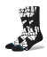 STANCE ZOMBIE HANG CREW Socks スタンス ゾンビ ハング クルー ソックス メンズ レディース ユニセックス ブラック 黒 靴下 ストリート スケーター スケート バスケット zombiehang