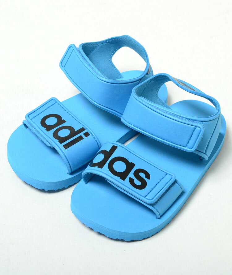 【12cm-16cm】adidas BEACH SANDAL I アディダス ビーチサンダル ブルー ベビー BABY キッズ KIDS スニーカー サンダル 子供靴 cg6603