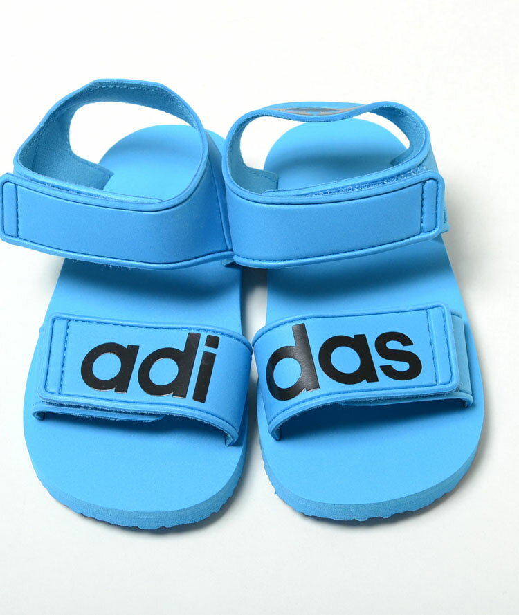 【12cm-16cm】adidas BEACH SANDAL I アディダス ビーチサンダル ブルー ベビー BABY キッズ KIDS スニーカー サンダル 子供靴 cg6603