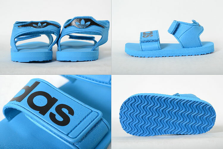 【12cm-16cm】adidas BEACH SANDAL I アディダス ビーチサンダル ブルー ベビー BABY キッズ KIDS スニーカー サンダル 子供靴 cg6603