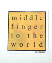 Supreme sticker middle finger to the world シュプリーム ステッカー