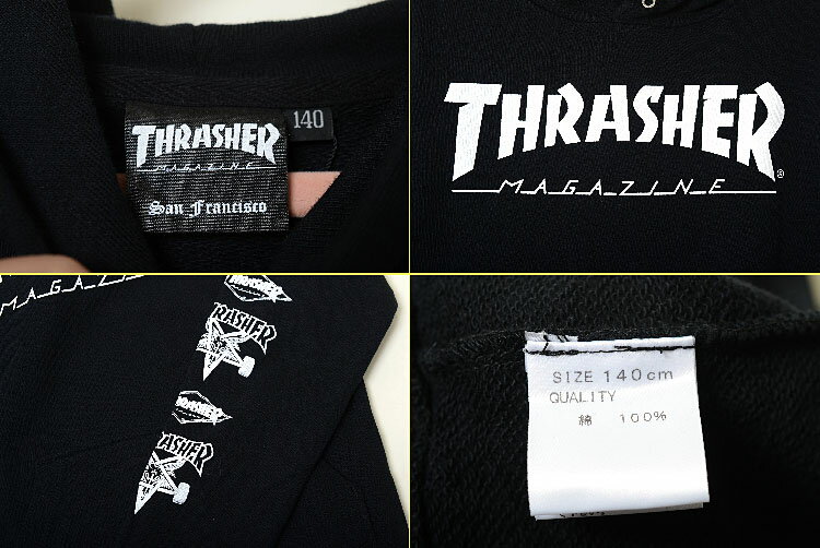 【120-160】THRASHER SWEAT...の紹介画像2