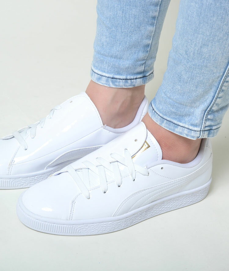 PUMA BASKET CRUSH WOMENS プーマ バスケット クラッシュ ウーメンズ ホワイト レディース 369556-05