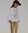 【120-150サイズ】MARK GONZALES マーク ゴンザレス プリント ロングスリーブ Tシャツ ロゴ 長袖 ベビー baby キッズ kids 子供服 誕生日 プレゼントmg19a02