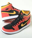 NIKE AIR JORDAN 1 ZOOM CMFT ナイキ エア ジョーダン 1 ズーム CMFT チリレッド×ブラック×ユニバーシティゴールド メンズ スニーカー ct0978-006