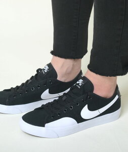 NIKE SB BLAZER COURT ナイキ ブレザー コート スケートボード ブラック×ホワイト レディース スニーカー cv1658-002