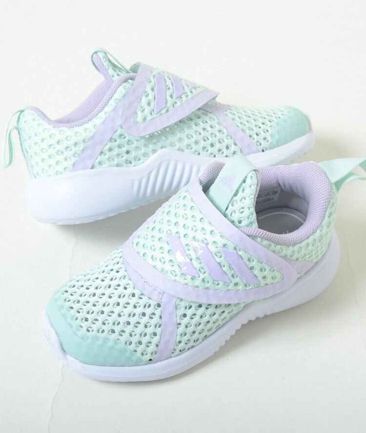 【12cm-16.5cm】adidas FortaRun × RDY CF I アディダス フォルタラン エメラルドグリーン メッシュ ベビー BABY キッズ KIDS スニーカー 子供靴 ef9704