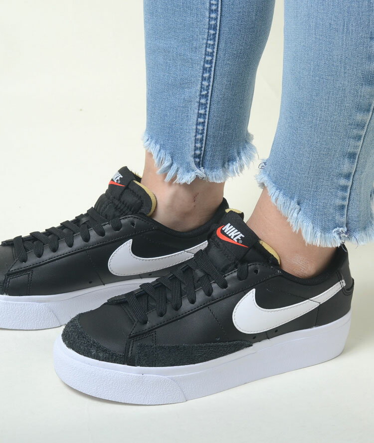 W NIKE BLAZER LOW PLATFORM ウィメンズ ナイキ ブレザー ロウ プラットフォーム ブラック レディース スニーカー dj0292-001