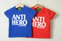 【送料無料】ANTI HERO X FLAKE BABY.TEE(70) アンタイヒーローxフレーク Tシャツ レッド ブルー アンチヒーロー ベビー KIDS キッズ 子供服 LOGO ロゴ 半袖 スケーター誕生日 プレゼント